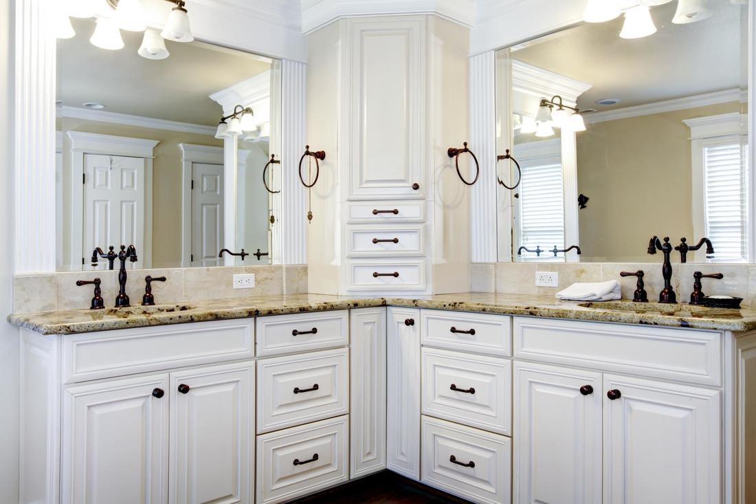 bathroom remodeling white custom cabinetry in connecticut